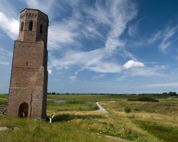 Plompe Toren bij Zuidkust van Schouwen